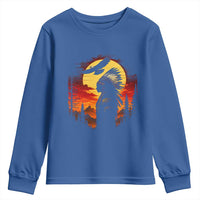 Vintage Native American Warrior Youth Sweatshirt Indigenous Heritage Pride