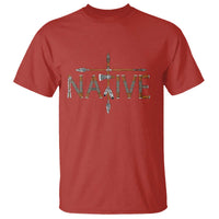 Western Style Tribal Feather T Shirt Vintage Boho Graphic