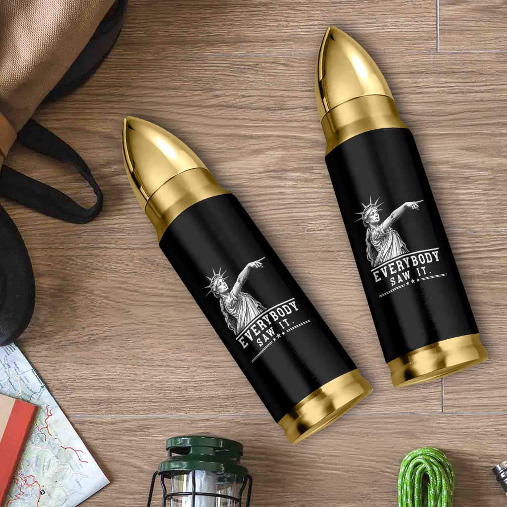 Liberty Has Spoken Everybody Saw It Bullet Tumbler Funny Pointing Statue Basketball Parody