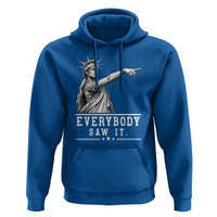 Liberty Has Spoken Everybody Saw It Hoodie Funny Pointing Statue Basketball Parody