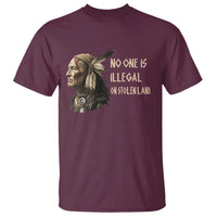 Indigenous Peoples Day Gift T Shirt No One Is Illegal On Stolen Land