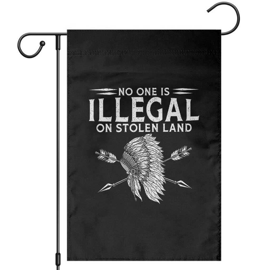 Honor Indigenous Peoples Garden Flag No One Is Illegal On Stolen Land