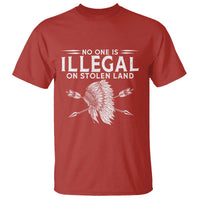 Honor Indigenous Peoples T Shirt No One Is Illegal On Stolen Land