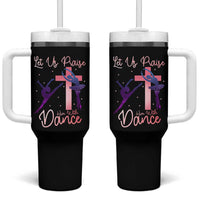 Christian Ballet Tumbler With Handle Let Us Praise Him With Dance Faith Inspired Art