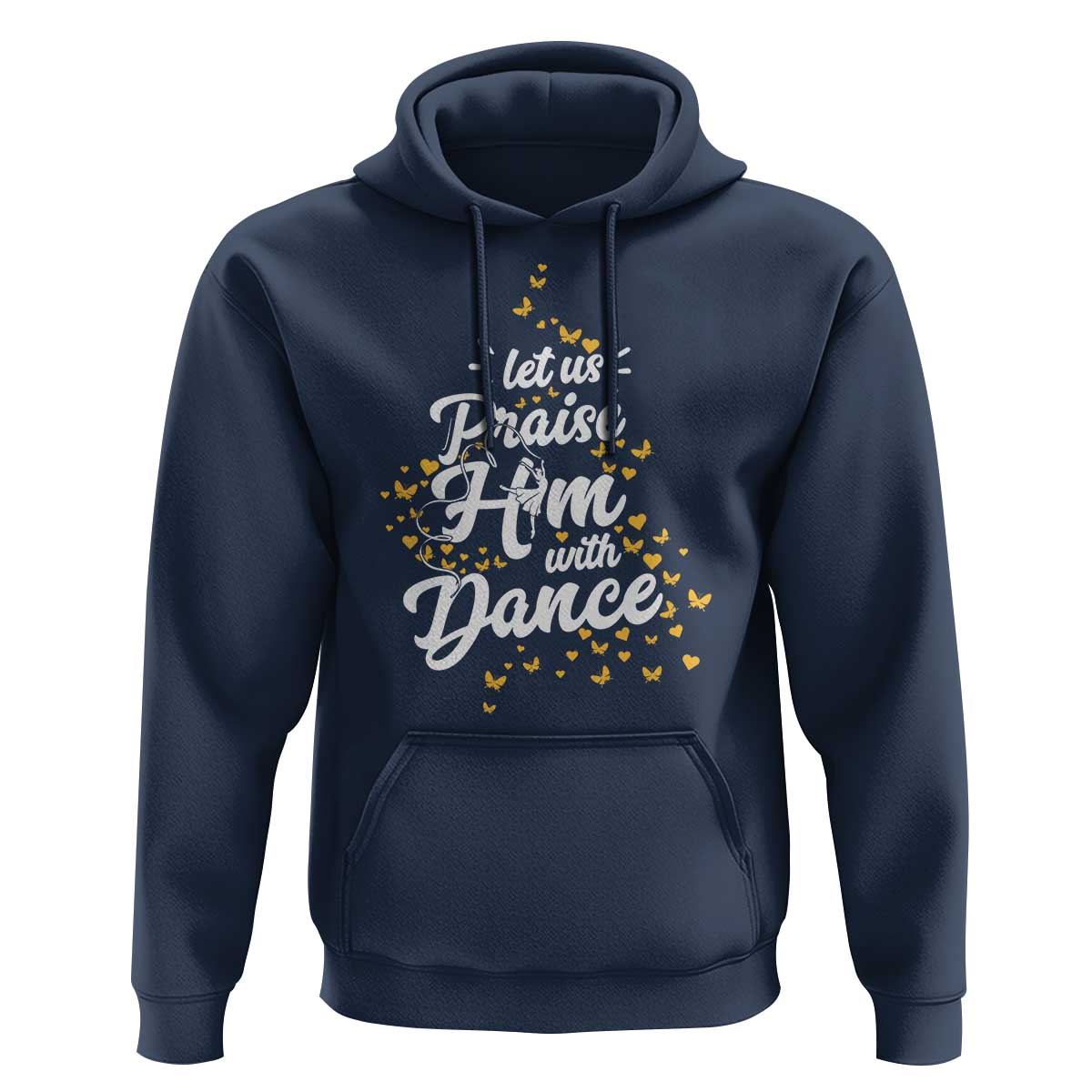 Christian Ballet Lover Hoodie Let Us Praise Him With Dance - Wonder Print Shop