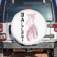 Ballerina Pointe Shoes Spare Tire Cover Gift For Cute Ballet Girl - Wonder Print Shop