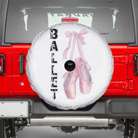 Ballerina Pointe Shoes Spare Tire Cover Gift For Cute Ballet Girl - Wonder Print Shop