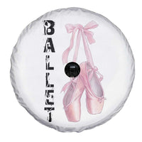 Ballerina Pointe Shoes Spare Tire Cover Gift For Cute Ballet Girl - Wonder Print Shop