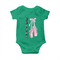 Ballerina Pointe Shoes Baby Onesie Gift For Cute Ballet Girl - Wonder Print Shop