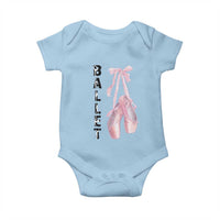 Ballerina Pointe Shoes Baby Onesie Gift For Cute Ballet Girl - Wonder Print Shop