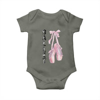 Ballerina Pointe Shoes Baby Onesie Gift For Cute Ballet Girl - Wonder Print Shop