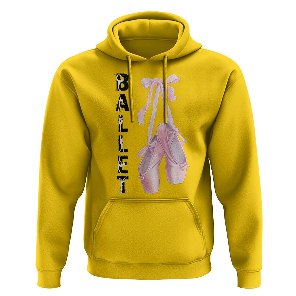 Ballerina Pointe Shoes Hoodie Gift For Cute Ballet Girl - Wonder Print Shop