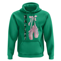 Ballerina Pointe Shoes Hoodie Gift For Cute Ballet Girl - Wonder Print Shop