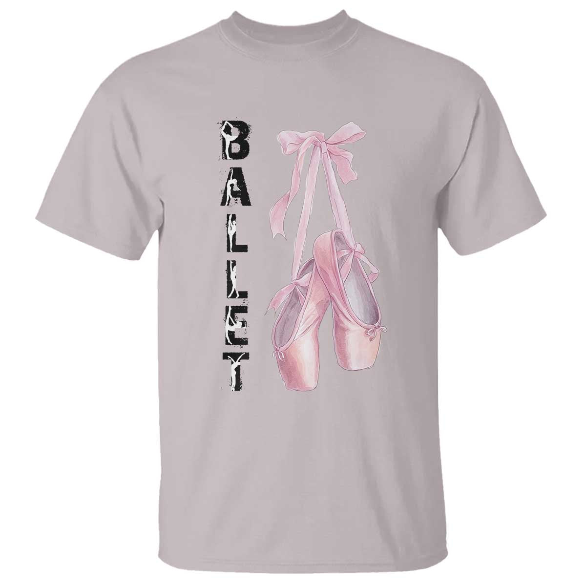 Ballerina Pointe Shoes T Shirt Gift For Cute Ballet Girl - Wonder Print Shop