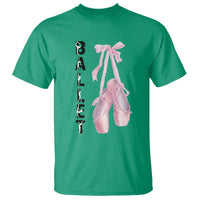 Ballerina Pointe Shoes T Shirt Gift For Cute Ballet Girl - Wonder Print Shop