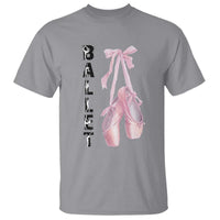 Ballerina Pointe Shoes T Shirt Gift For Cute Ballet Girl - Wonder Print Shop
