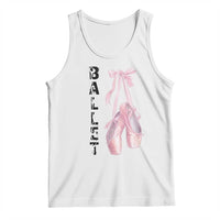 Ballerina Pointe Shoes Tank Top Gift For Cute Ballet Girl - Wonder Print Shop