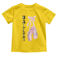 Ballerina Pointe Shoes Toddler T Shirt Gift For Cute Ballet Girl - Wonder Print Shop