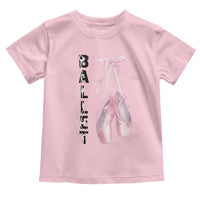 Ballerina Pointe Shoes Toddler T Shirt Gift For Cute Ballet Girl - Wonder Print Shop
