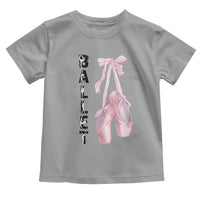 Ballerina Pointe Shoes Toddler T Shirt Gift For Cute Ballet Girl - Wonder Print Shop