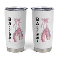 Ballerina Pointe Shoes Tumbler Cup Gift For Cute Ballet Girl