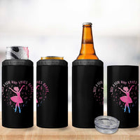 Just A Girl Who Loves Dance 4 in 1 Can Cooler Tumbler Gift For Cute Ballet Girl