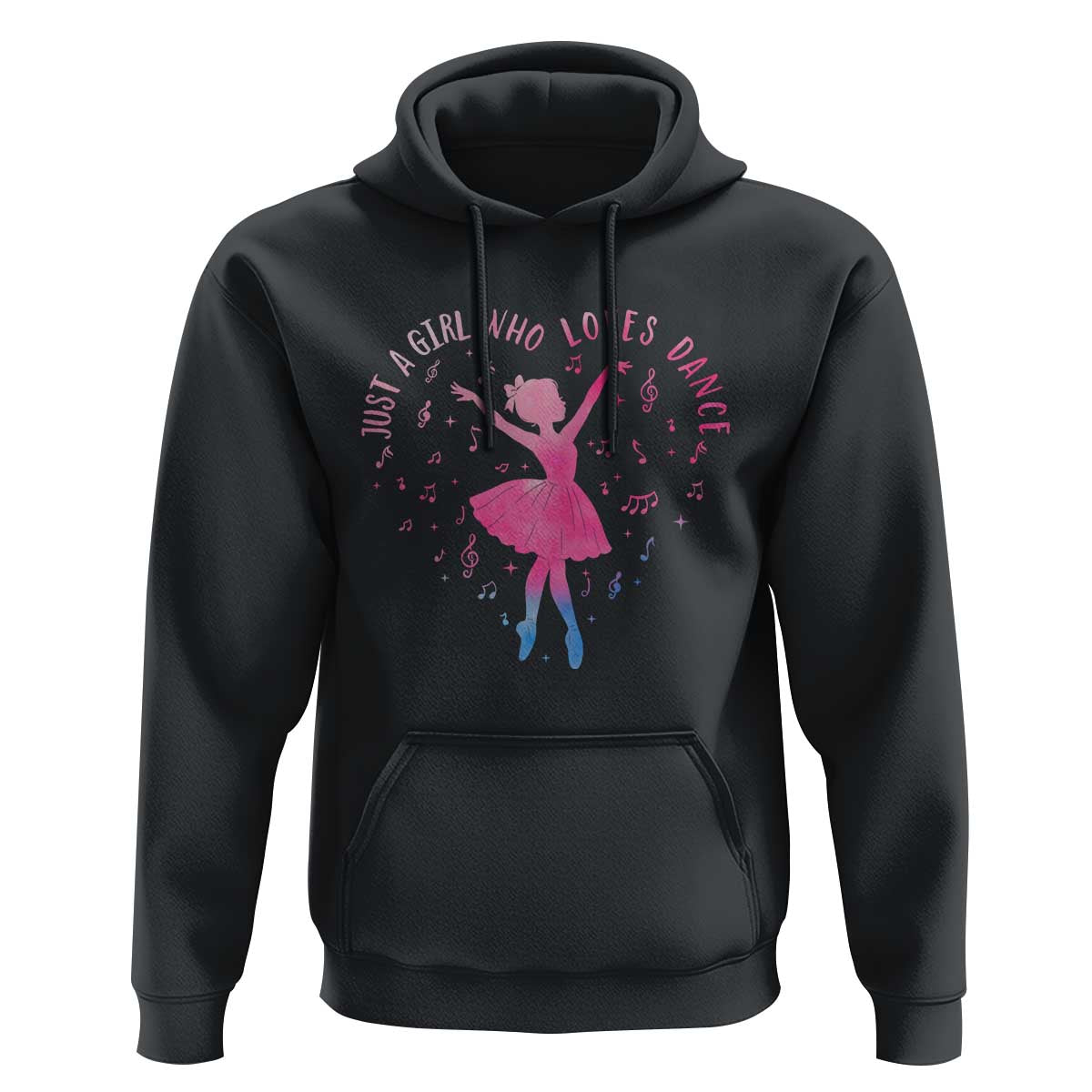 Just A Girl Who Loves Dance Hoodie Gift For Cute Ballet Girl - Wonder Print Shop