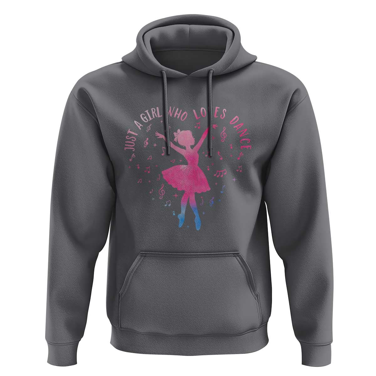 Just A Girl Who Loves Dance Hoodie Gift For Cute Ballet Girl - Wonder Print Shop
