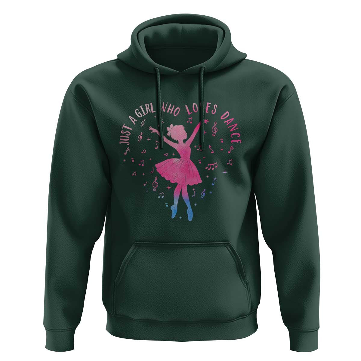 Just A Girl Who Loves Dance Hoodie Gift For Cute Ballet Girl - Wonder Print Shop