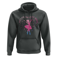 Just A Girl Who Loves Dance Hoodie Gift For Cute Ballet Girl - Wonder Print Shop