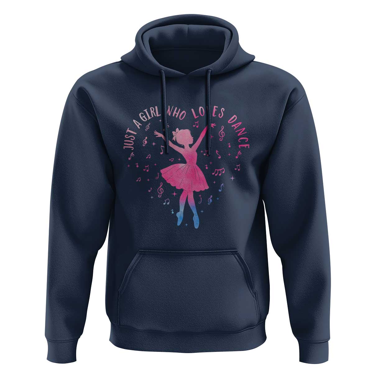 Just A Girl Who Loves Dance Hoodie Gift For Cute Ballet Girl - Wonder Print Shop
