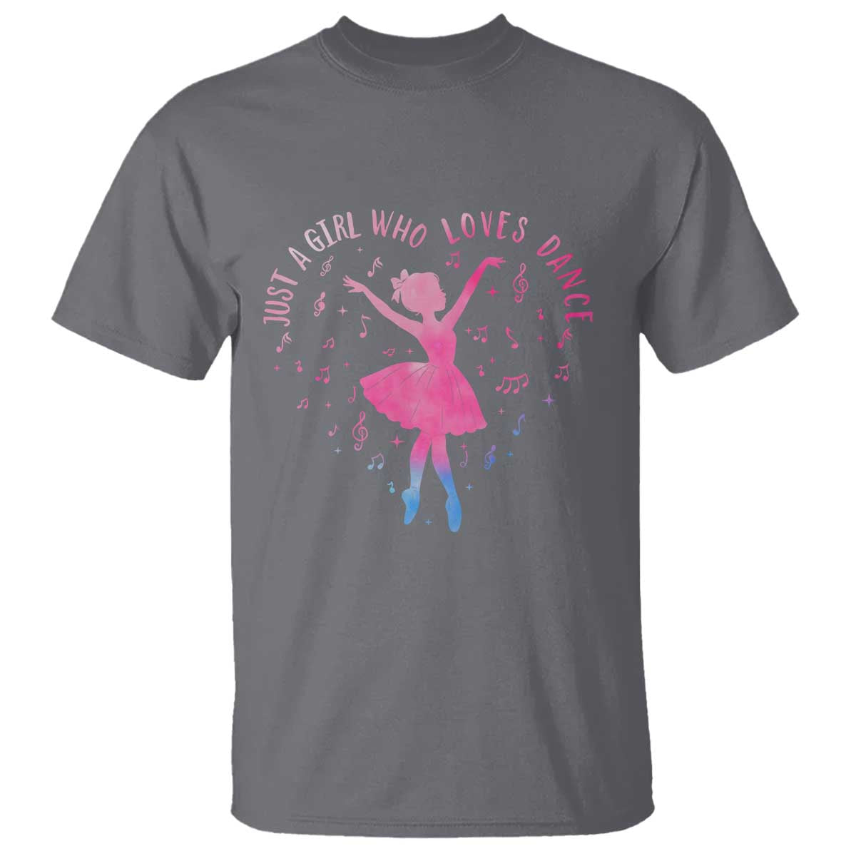 Just A Girl Who Loves Dance T Shirt Gift For Cute Ballet Girl - Wonder Print Shop