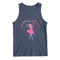 Just A Girl Who Loves Dance Tank Top Gift For Cute Ballet Girl - Wonder Print Shop