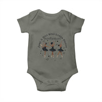 African American Ballet Dancer Baby Onesie Just A Girl Who Loves Dance - Wonder Print Shop