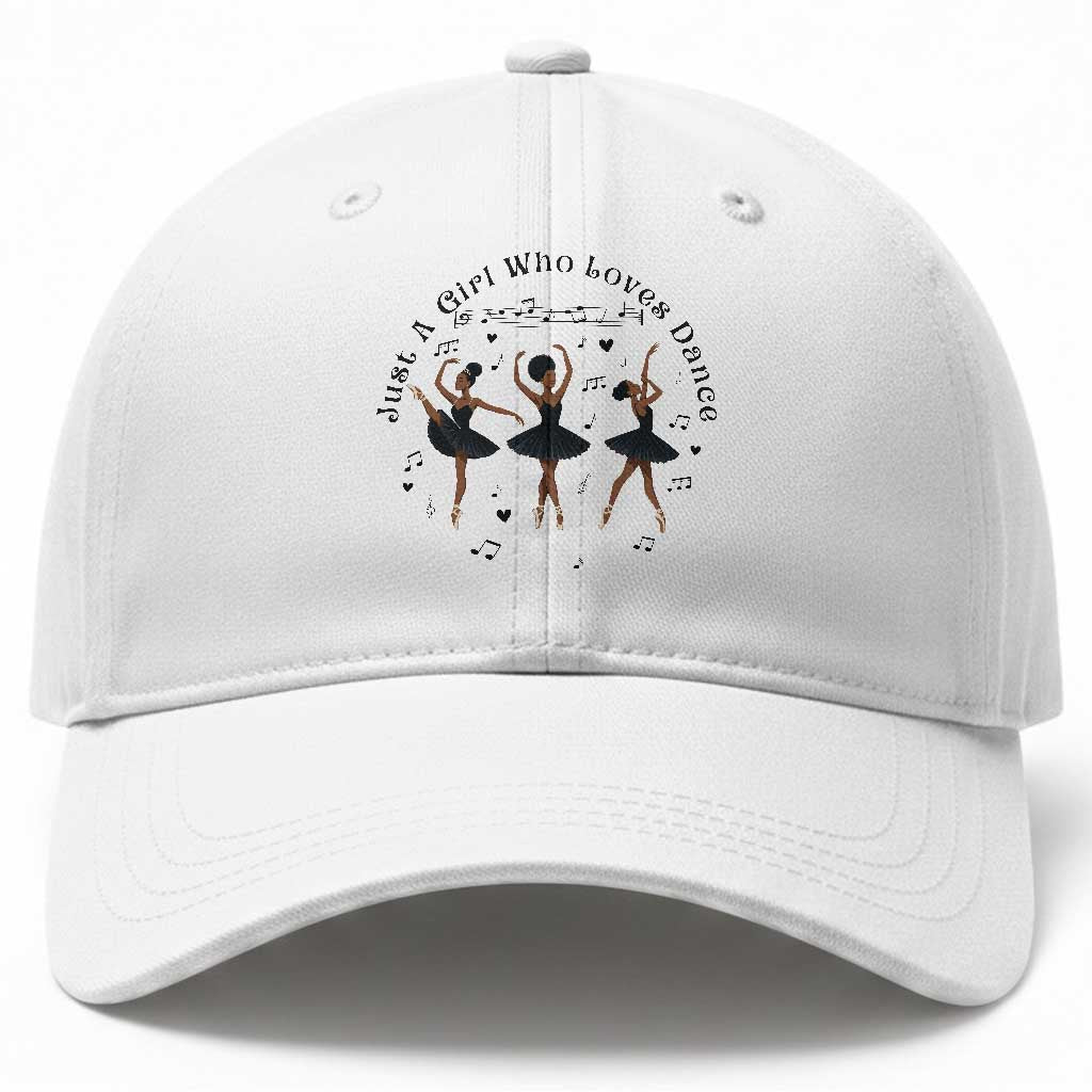 African American Ballet Dancer Baseball Cap Just A Girl Who Loves Dance