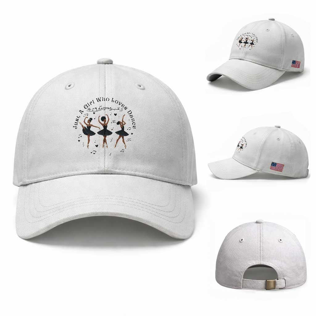 African American Ballet Dancer Baseball Cap Just A Girl Who Loves Dance