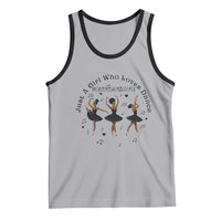 African American Ballet Dancer Tank Top Just A Girl Who Loves Dance - Wonder Print Shop