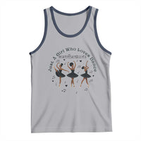 African American Ballet Dancer Tank Top Just A Girl Who Loves Dance - Wonder Print Shop