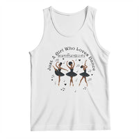 African American Ballet Dancer Tank Top Just A Girl Who Loves Dance - Wonder Print Shop