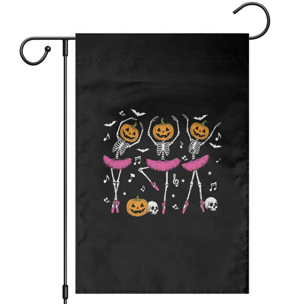 Ballet Skeleton Dance Garden Flag Funny Halloween Gift - Wonder Print Shop