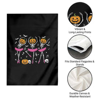 Ballet Skeleton Dance Garden Flag Funny Halloween Gift - Wonder Print Shop