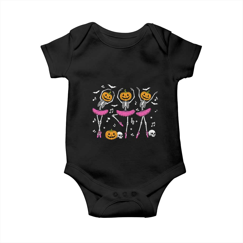 Ballet Skeleton Dance Baby Onesie Funny Halloween Gift - Wonder Print Shop