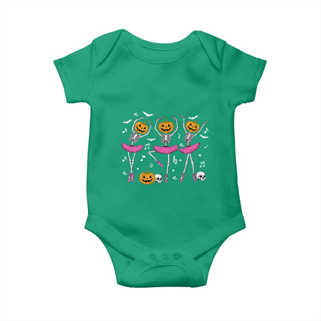 Ballet Skeleton Dance Baby Onesie Funny Halloween Gift - Wonder Print Shop