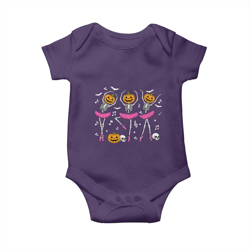 Ballet Skeleton Dance Baby Onesie Funny Halloween Gift - Wonder Print Shop
