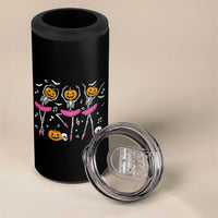 Ballet Skeleton Dance 4 in 1 Can Cooler Tumbler Funny Halloween Gift