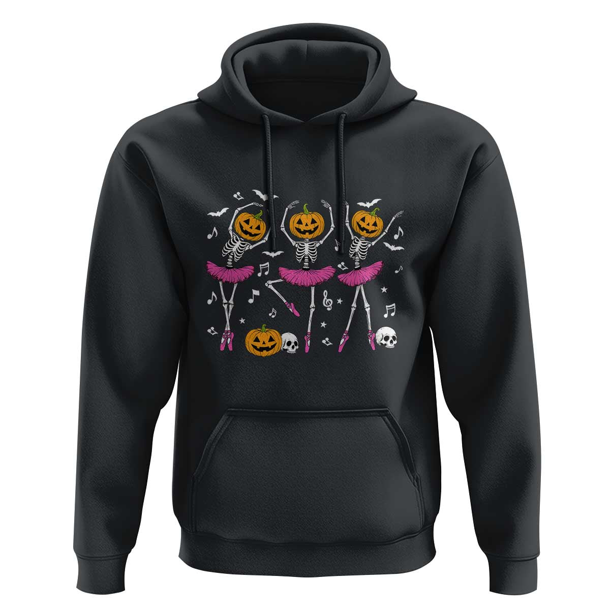 Ballet Skeleton Dance Hoodie Funny Halloween Gift - Wonder Print Shop
