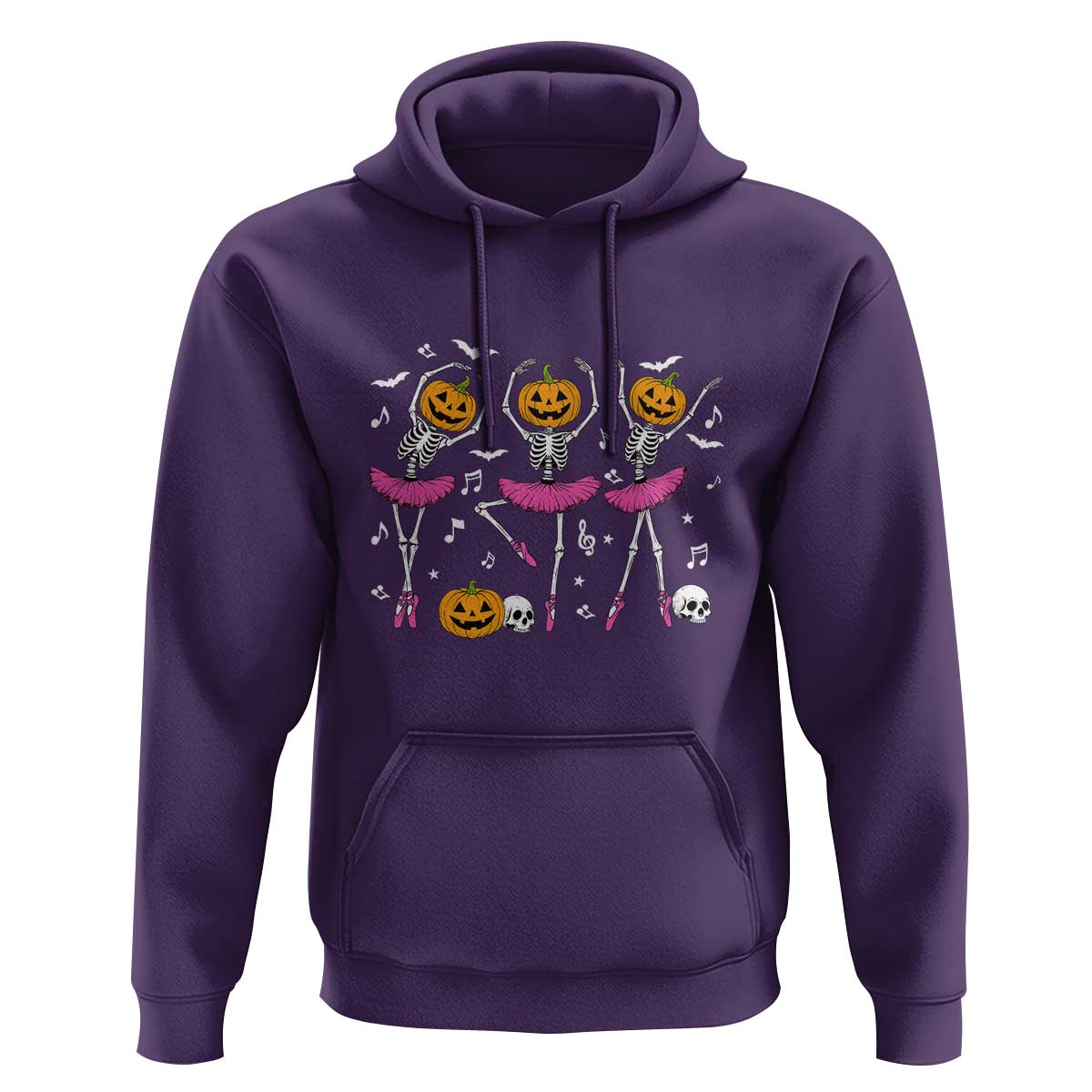 Ballet Skeleton Dance Hoodie Funny Halloween Gift - Wonder Print Shop