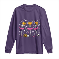 Ballet Skeleton Dance Long Sleeve Shirt Funny Halloween Gift - Wonder Print Shop