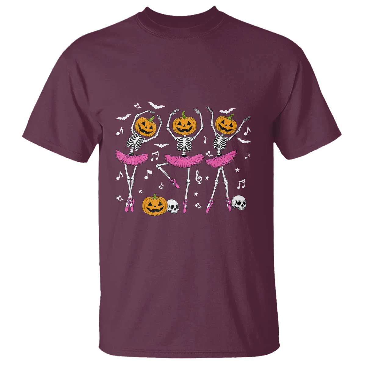 Ballet Skeleton Dance T Shirt Funny Halloween Gift - Wonder Print Shop
