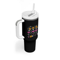 Ballet Skeleton Dance Tumbler With Handle Funny Halloween Gift